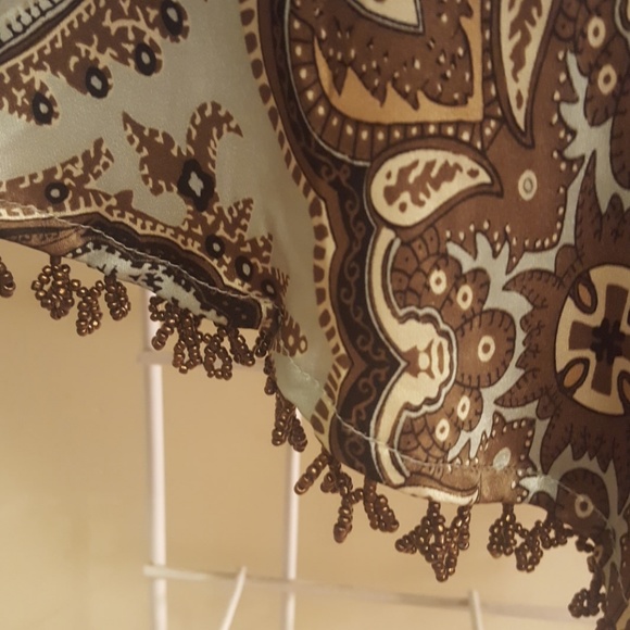 Laundry💙By Shelli Segal Aquamarine/ Chocolate top - Picture 3 of 8